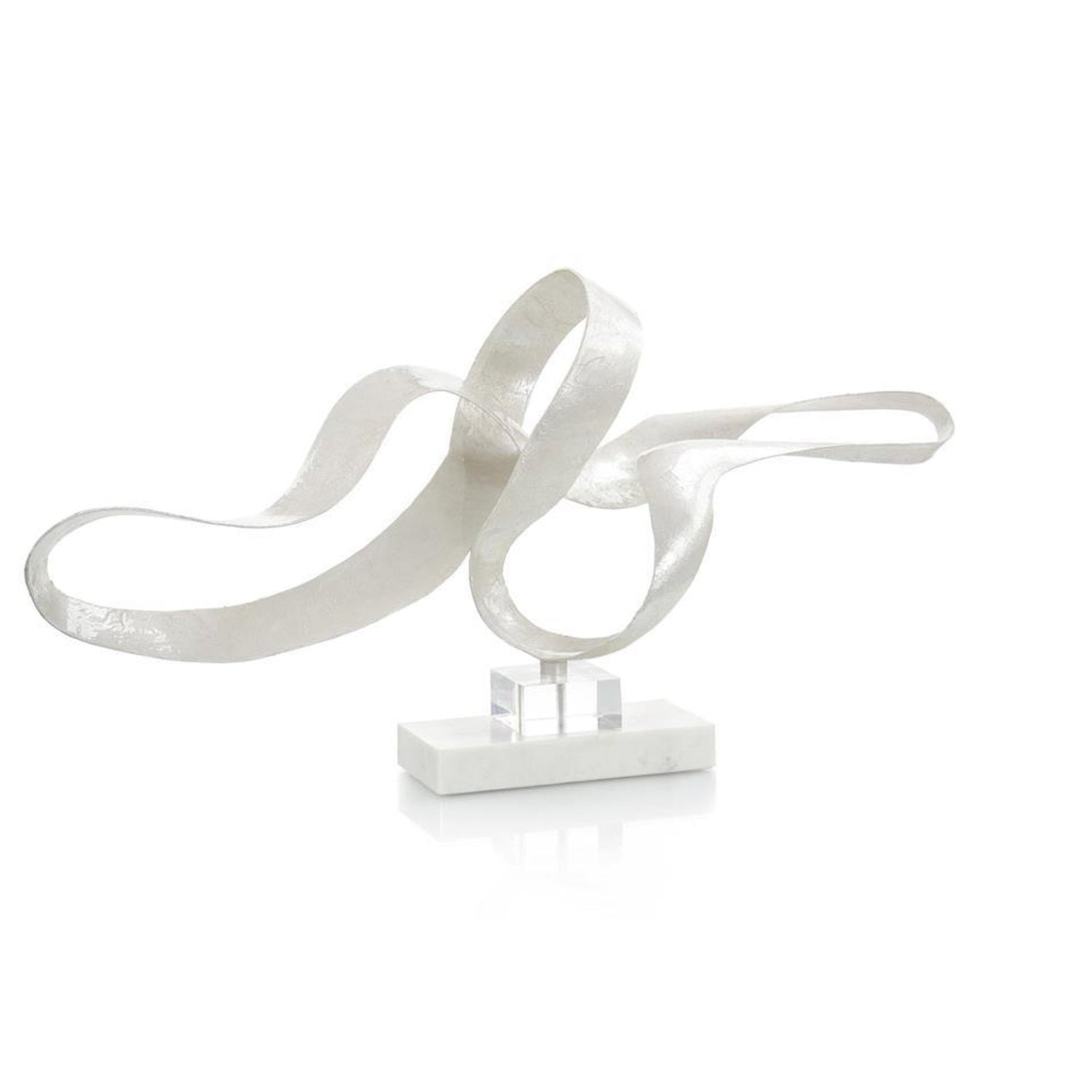 John Richard White Pearlized Sculpture