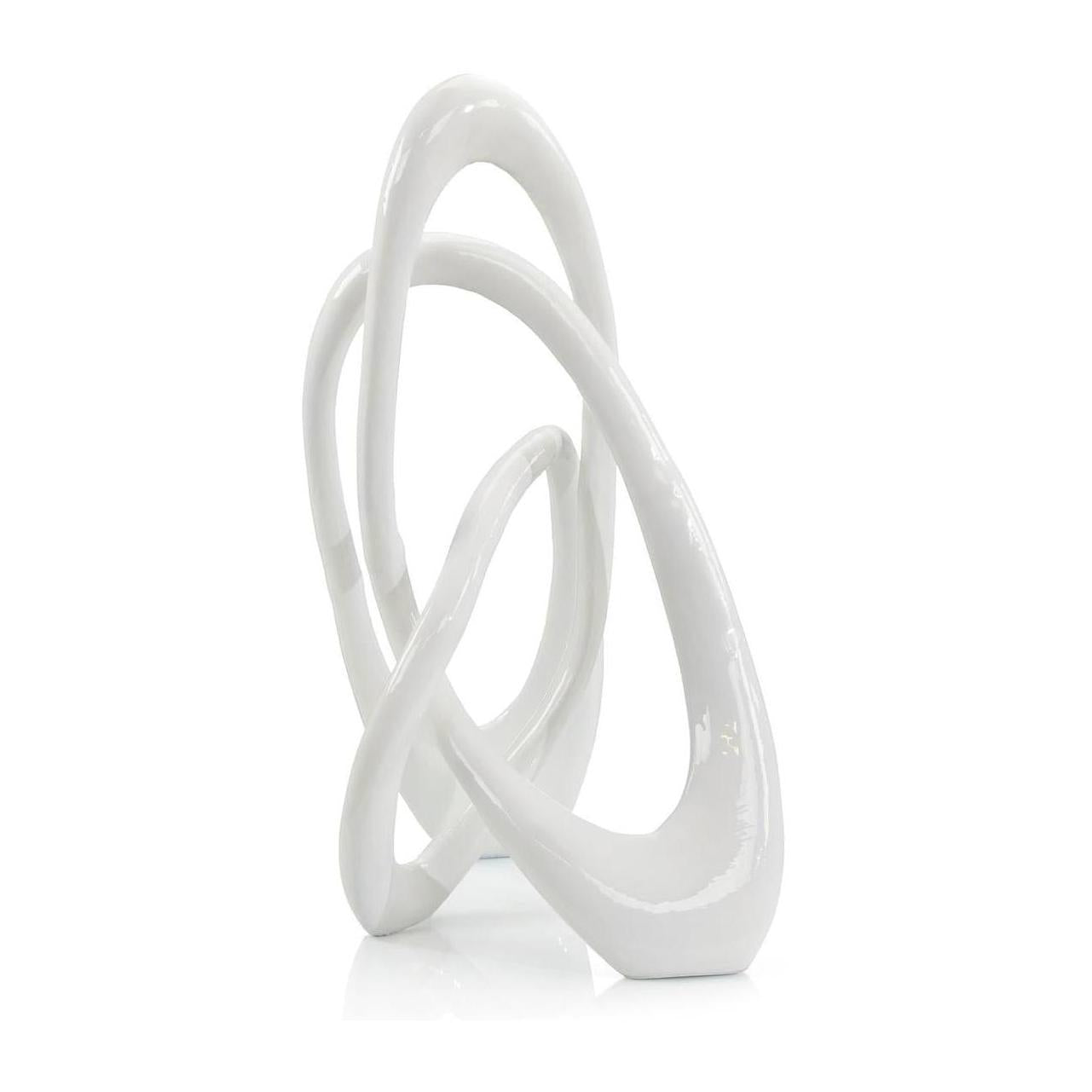 John Richard Decor Twisted Rings Sculpture