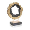 John Richard Decor Black Geode Sculpture