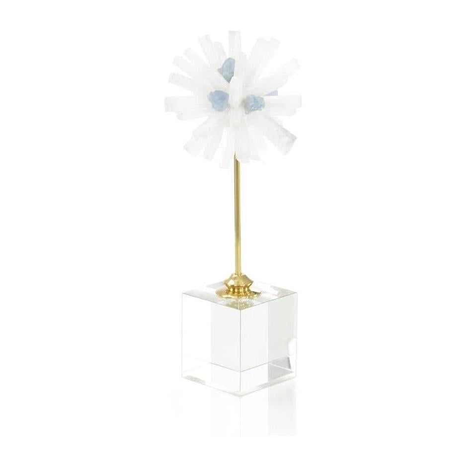 John Richard Decor Selenite Starburst Sculpture III