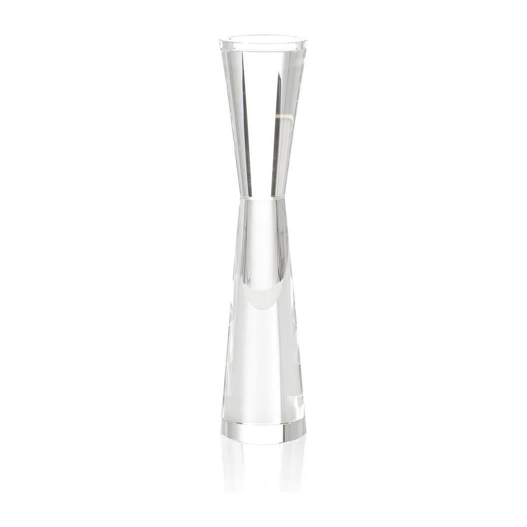 John Richard Decor Crystal Hourglass Candleholder II