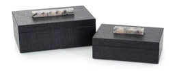 John Richard Decor A Set of Two Midnight Boxes