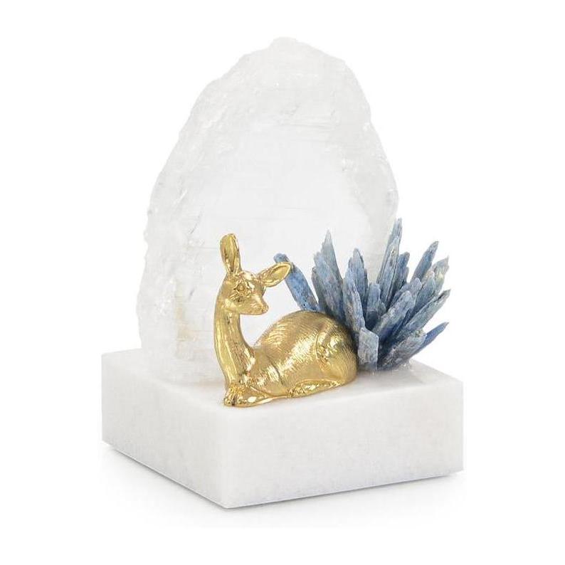 John Richard Decor Fawn's Repose Sculpture on Marble III