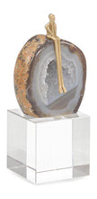 John Richard Decor Agate Philosopher Sculpture on Crystal Base