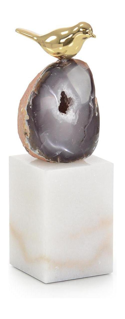 John Richard Decor Agate Roost Sculpture on Marble Base