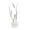 John Richard Decor Cattails Sculpture on Marble, Large