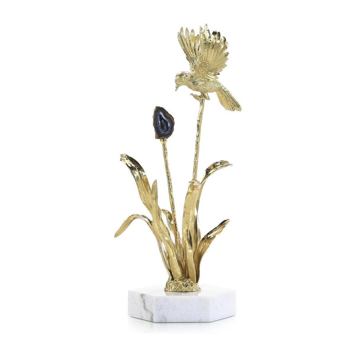 John Richard Decor Stone Garden Sculpture on Marble Base II