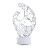 John Richard Decor Glacial Wisp Sculpture on Marble Base