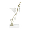 John Richard Decor Porcelain Bird Sculpture on Pine Branch I