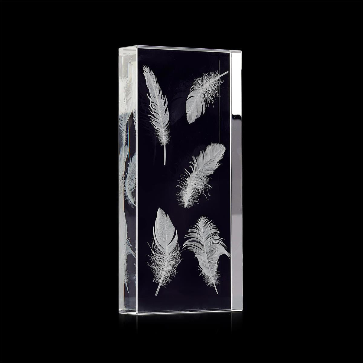 John Richard Decor Crystal-Encased Feathers