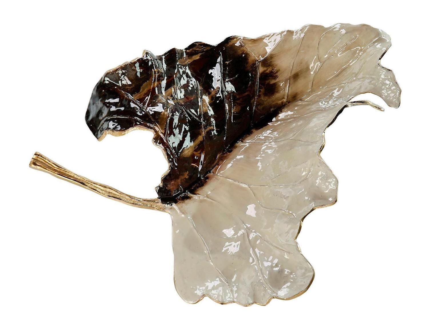 John Richard Decor Auburn Leaf Bowl