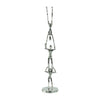 John Richard Decor Gymnast Tower Sculpture, Small Nickel