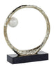 John Richard Decor Anello di Perle Sculpture on Iron Base