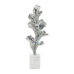 John Richard Decor Gleaming Leaf Sculpture on Marble Base