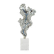 John Richard Decor Gleaming Leaf Sculpture on Marble Base