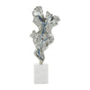 John Richard Decor Gleaming Leaf Sculpture on Marble Base