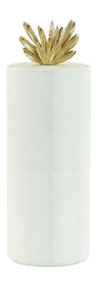 John Richard Decor Bianca Cylinder Box