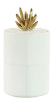 John Richard Decor Bianca Cylinder Box
