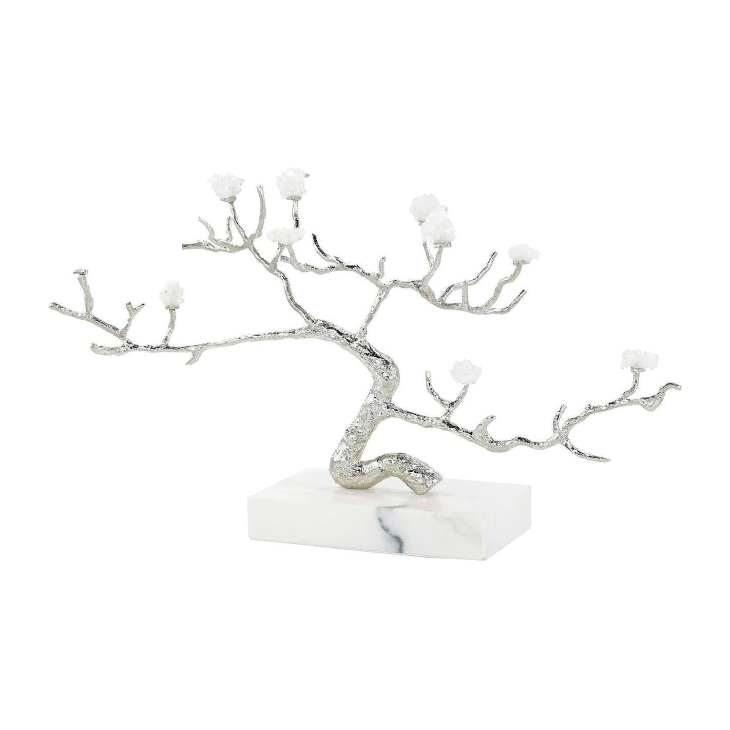 John Richard Decor Crystal Canopy Sculpture on Marble Base