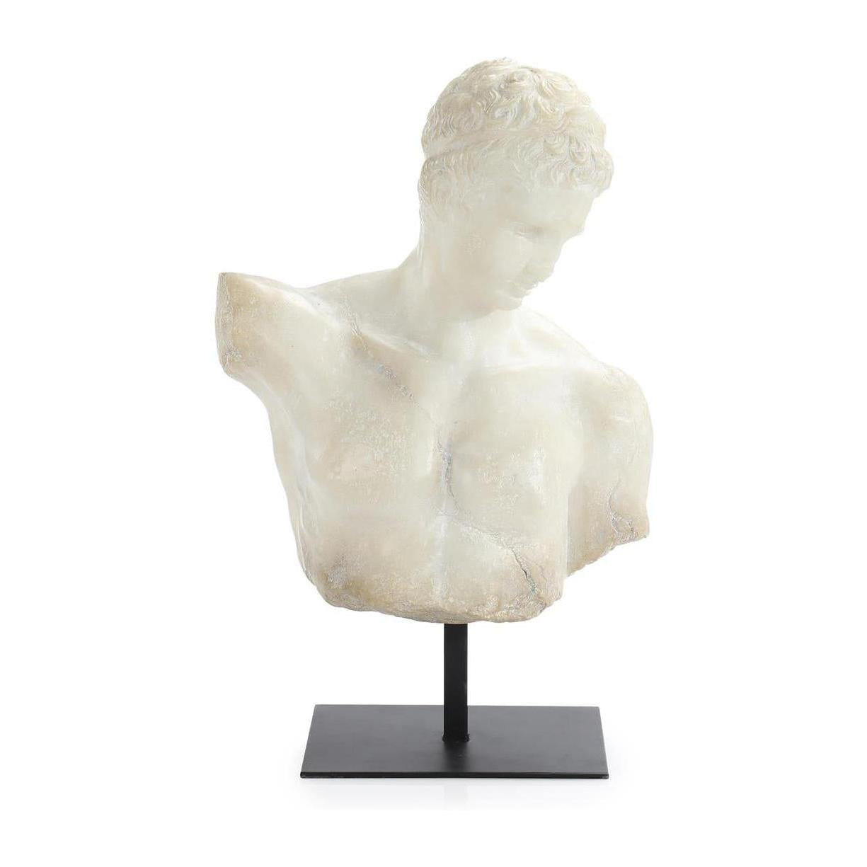 John Richard Decor Greek Bust on Metal Base