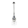 John Richard Decor Drop Sculpture on Acrylic Base, Small Nickel