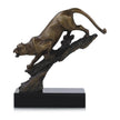 John Richard Decor Perched Predator Sculpture on Marble Base