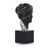 John Richard Decor Fragmented Bust on Marble Base