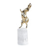 John Richard Decor Dancing Bunny Sculpture on Selenite