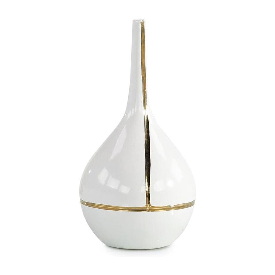 John Richard Decor Golden Stripe Vase