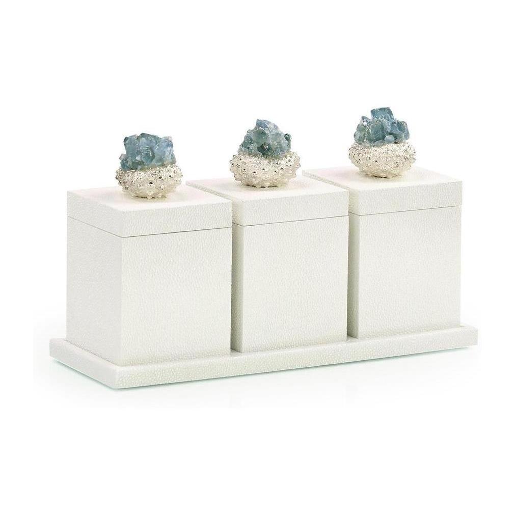 John Richard Decor Crystalline Trio Boxes