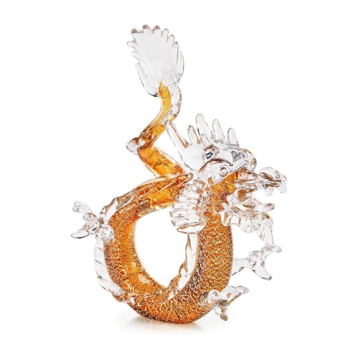 John Richard Decor Glass Dragon Sculpture