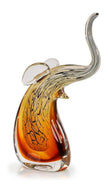 John Richard Decor Abstract Glass Elephant Sculpture