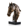 John Richard Decor Horse Bust on Marble