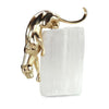 John Richard Decor Panther Sculpture on Selenite