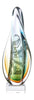 John Richard Decor Abstract Aurora Sculpture on Crystal