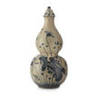 John Richard Decor Lidded Blue Lotus Jar