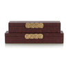 John Richard Decor Chateau Boxes, Set of 2
