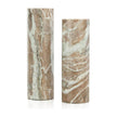 John Richard Decor Marble Pillar Candleholders, Set of 2