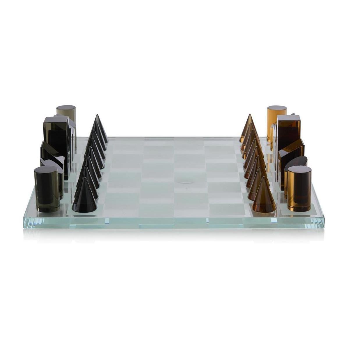 John Richard Decor Geometric Chess Board