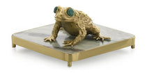 John Richard Decor Brass Frog Napkin Holder