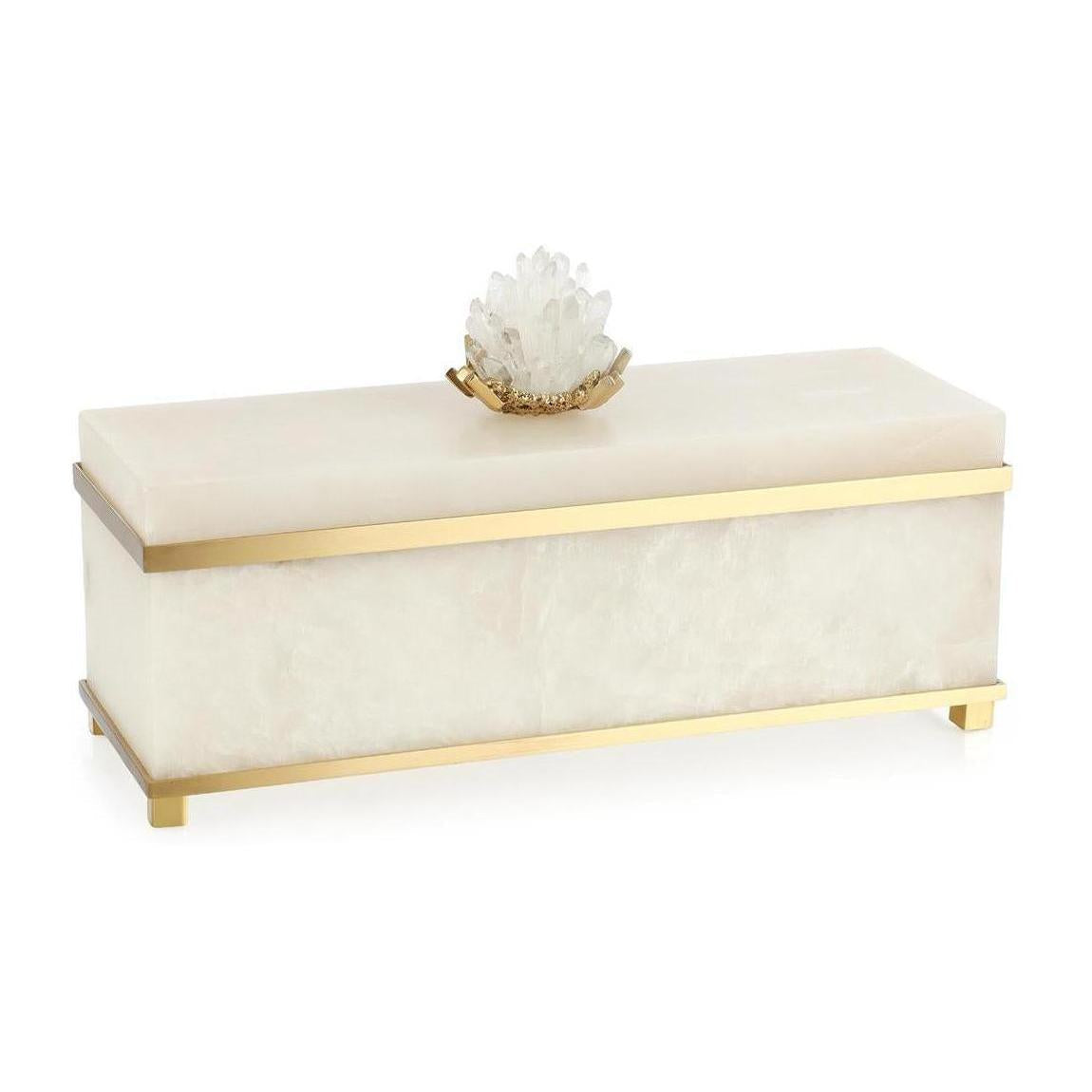 John Richard Decor Crystal Cluster Box