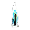 John Richard Decor Glass Wisp Crystal Sculpture, Small