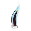 John Richard Decor Glass Wisp Sculpture on Crystal