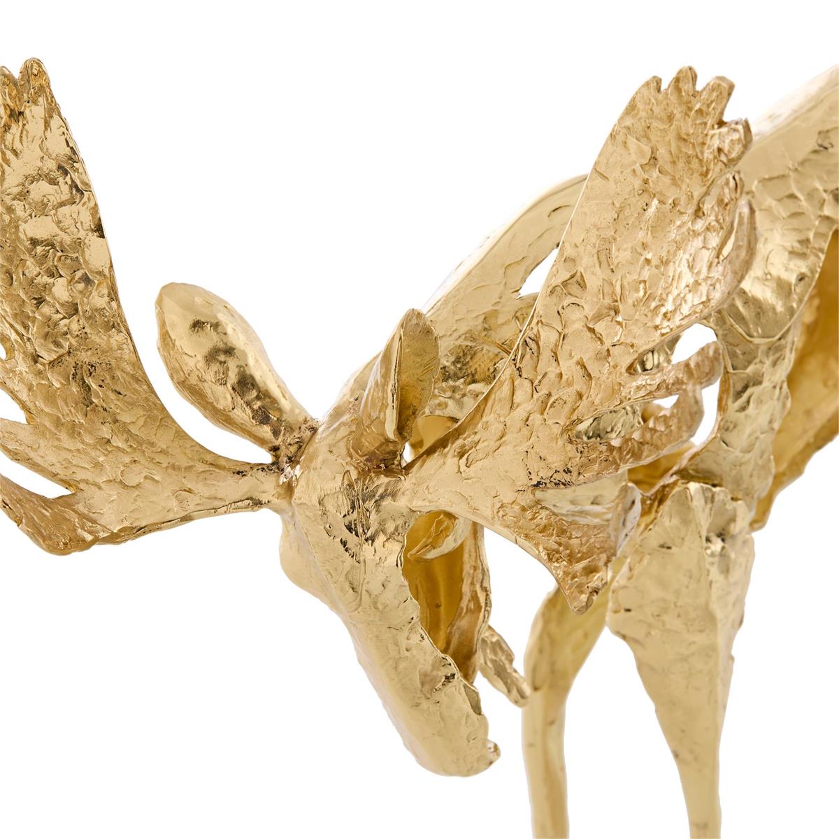 John Richard Abstract Moose Sculpture on Selenite I