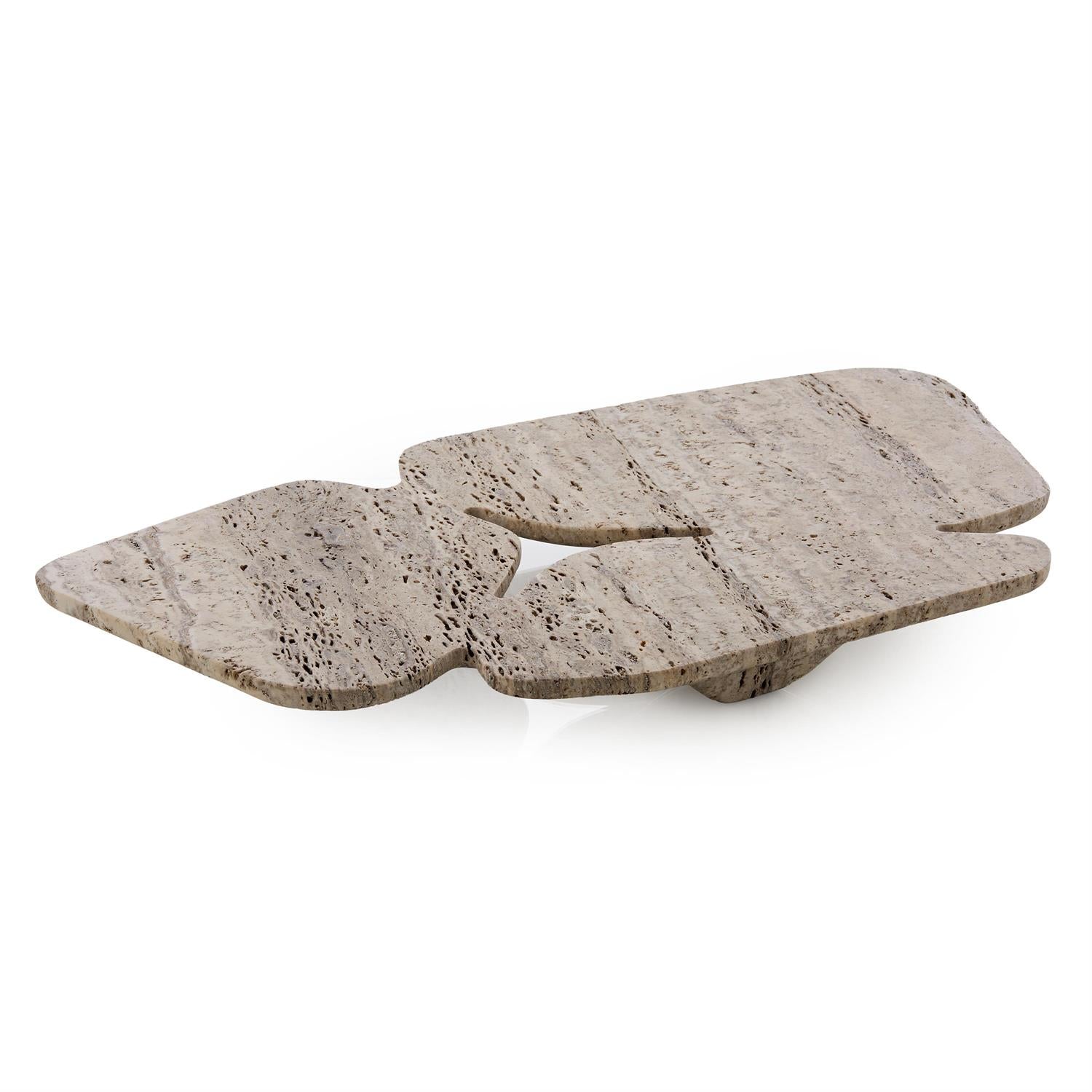 John Richard Organic Travertine Tray