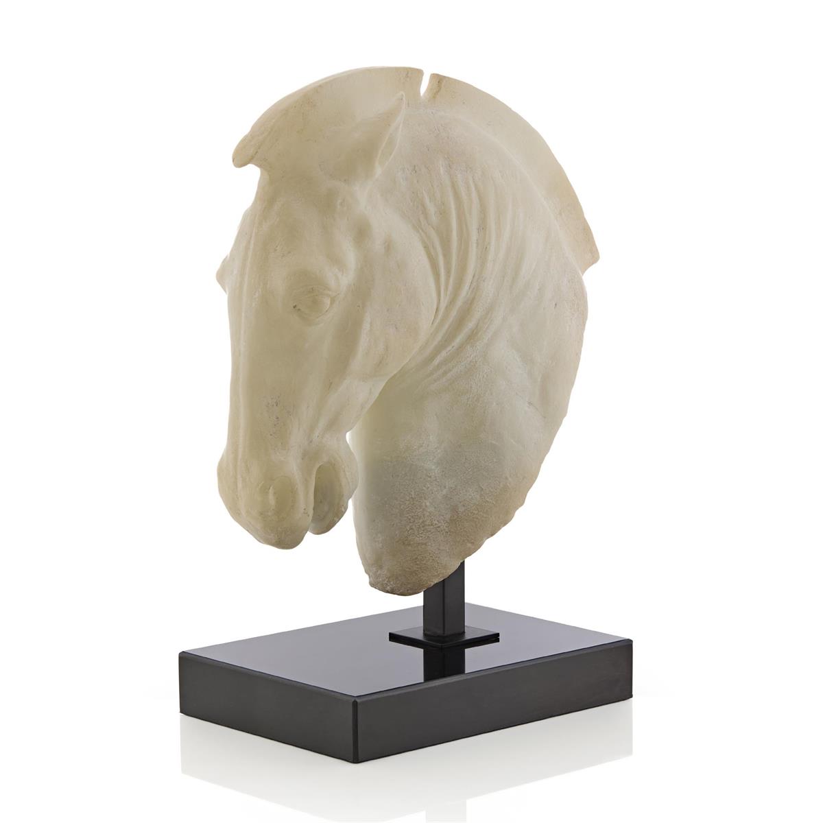 John Richard Stallion Bust on Marble
