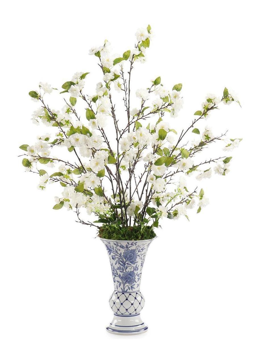 John Richard Decor Blue Chinoiserie Cherries