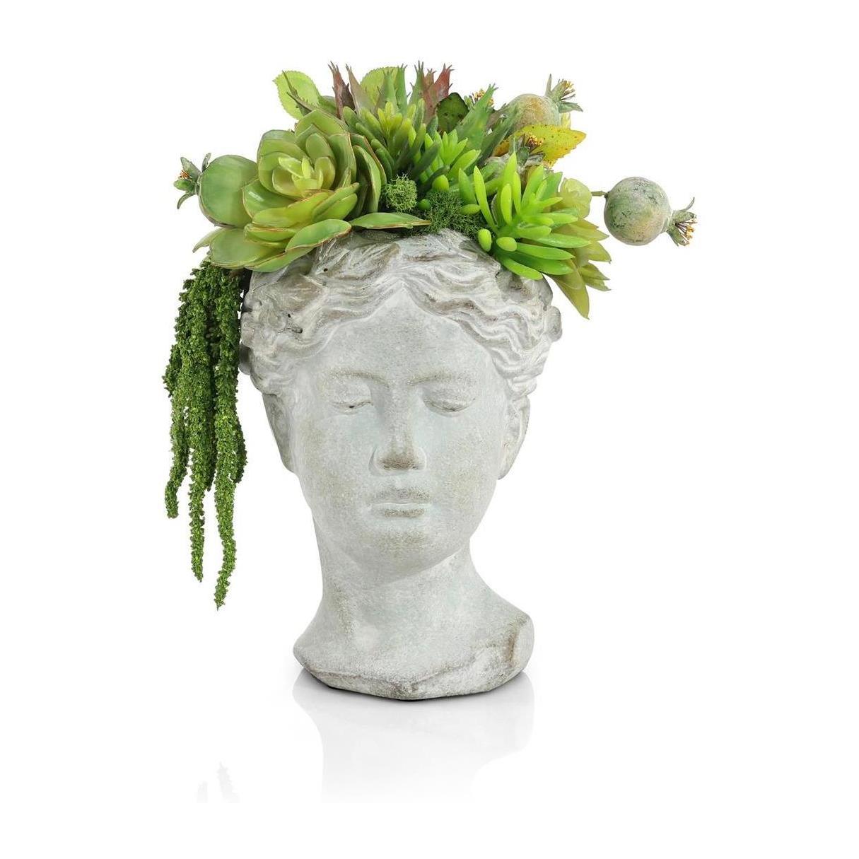 John Richard Decor Grecian Head Vase