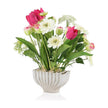 John Richard Decor Zinnias and Tulips