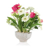 John Richard Decor Zinnias and Tulips